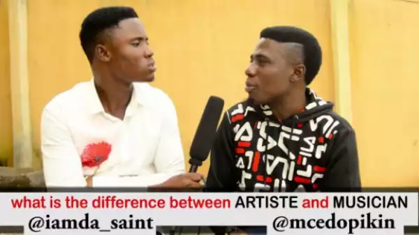 Mc Edo Pikin – Difference Between Artiste And Musician